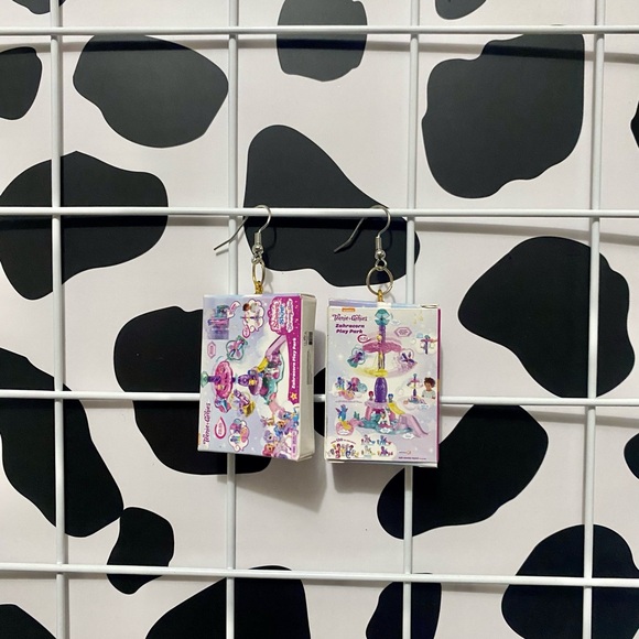 Kids Colorful Cartoon Earrings - Picture 2 of 2